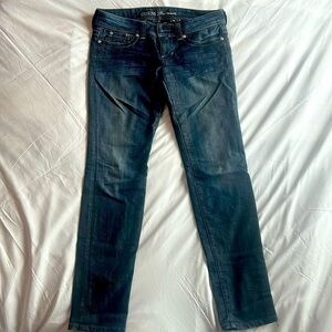 Guess Women’s Premium Denim Jeans Women's Size 31 Stretch Leg Pants Dark…